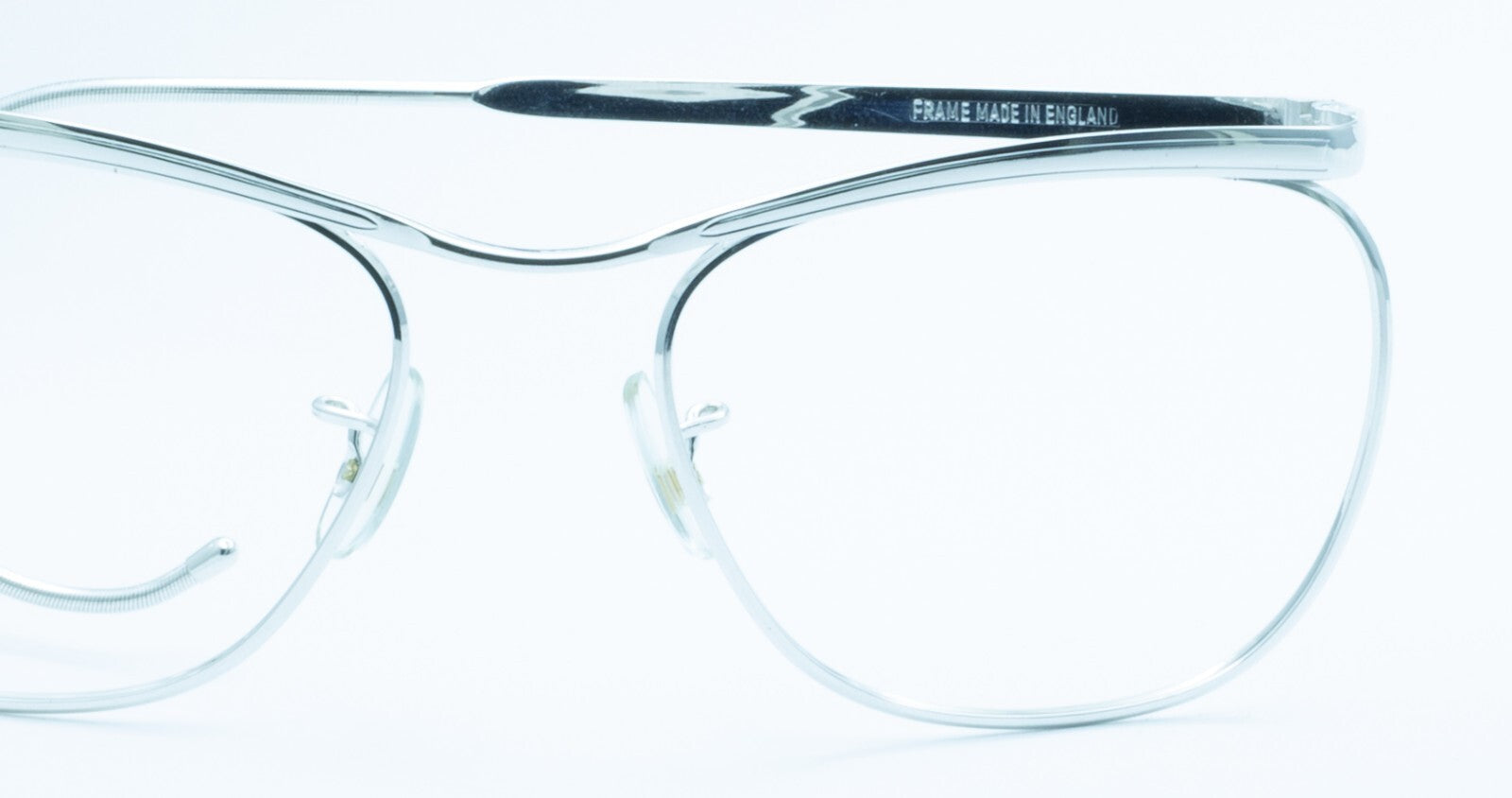 SAVILE ROW Dominor Rhodium 52x20mm FRAMES RX Optical Glasses Eyewear - New NOS