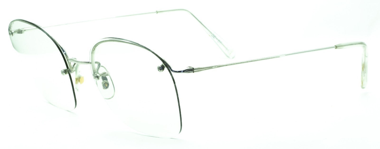 SAVILE ROW ENGLAND Rimway Rhodium 52x20mm Eyewear FRAMES RX Optical - New NOS