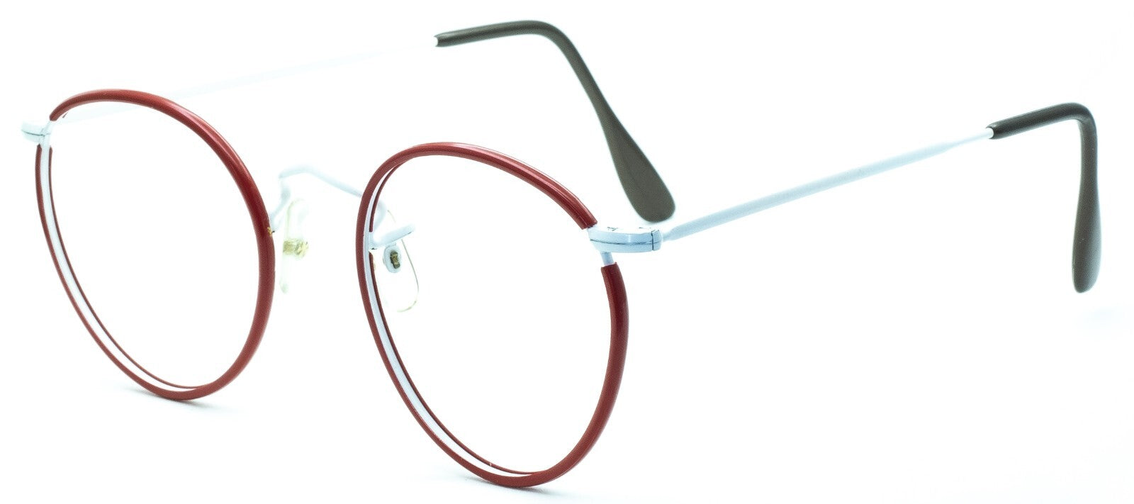 B.O.I.C. (SAVILE ROW) Red/White 49mm FRAMES RX Optical Eyeglasses Glasses - NOS