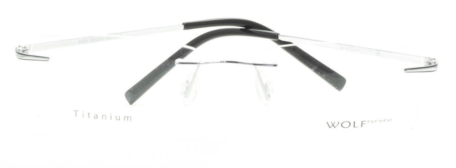 WOLF EYEWEAR 9505 C59 Titanium FRAMES RX Optical Glasses Eyeglasses New TRUSTED