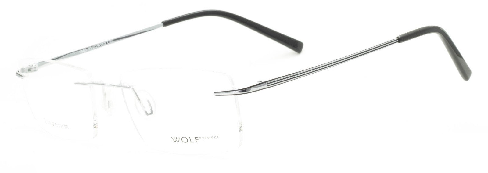 WOLF EYEWEAR 9505 C59 Titanium FRAMES RX Optical Glasses Eyeglasses New TRUSTED