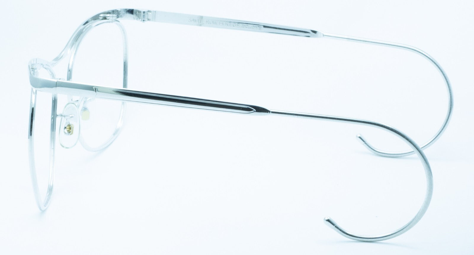 SAVILE ROW Dominor Rhodium 52x20mm FRAMES RX Optical Glasses Eyewear - New NOS