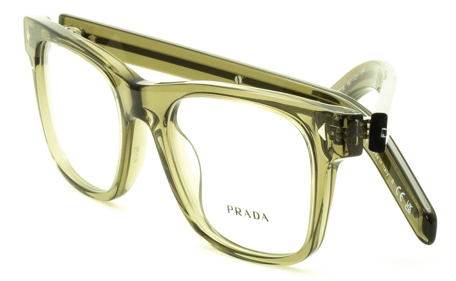 PRADA VPR A13 18T-1O1 52mm Eyewear FRAMES RX Optical Eyeglasses Glasses - Italy