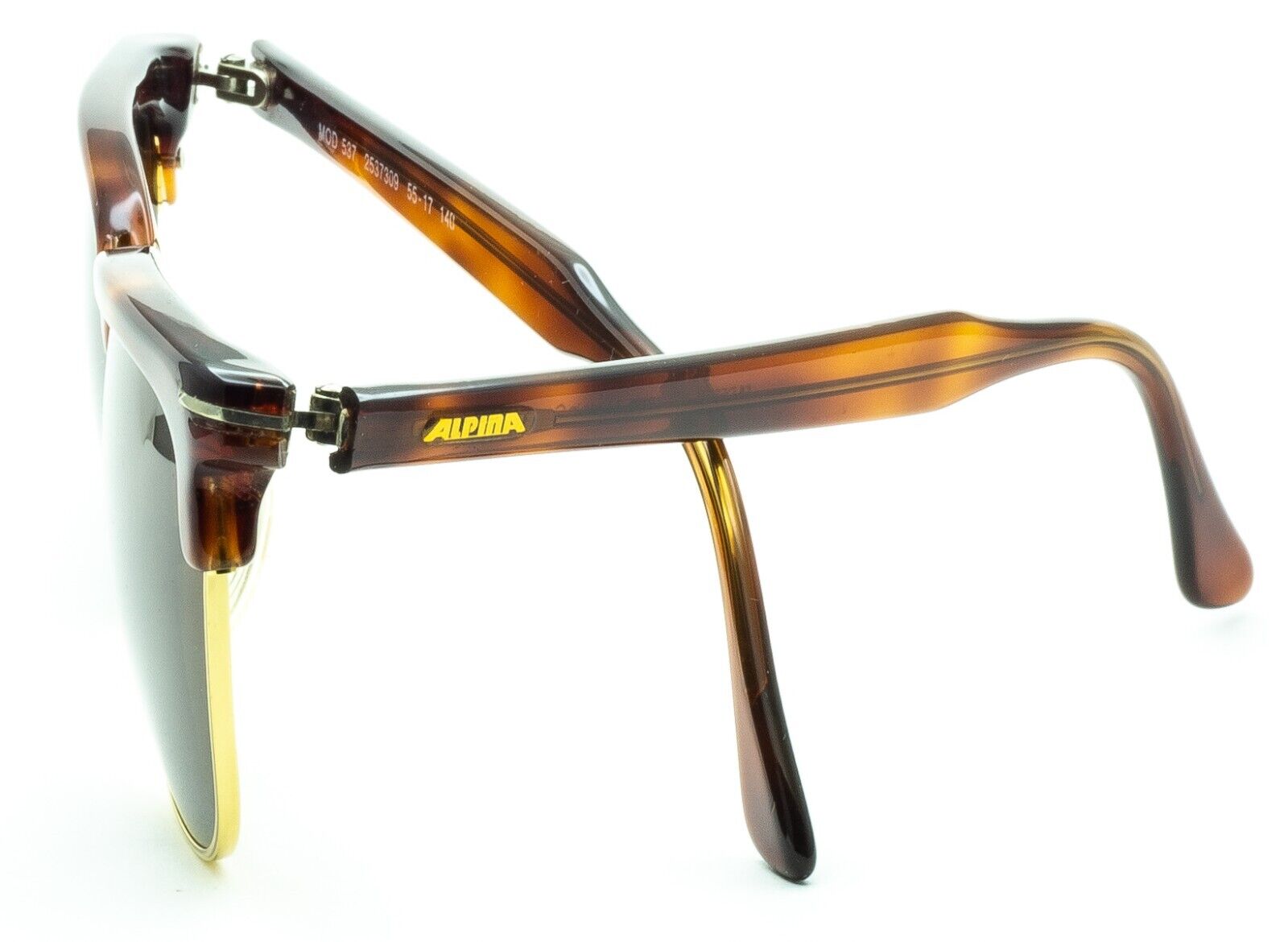 ALPINA Mod 537 2537309 55mm Vintage Sunglasses Shades Frames - New NOS Germany