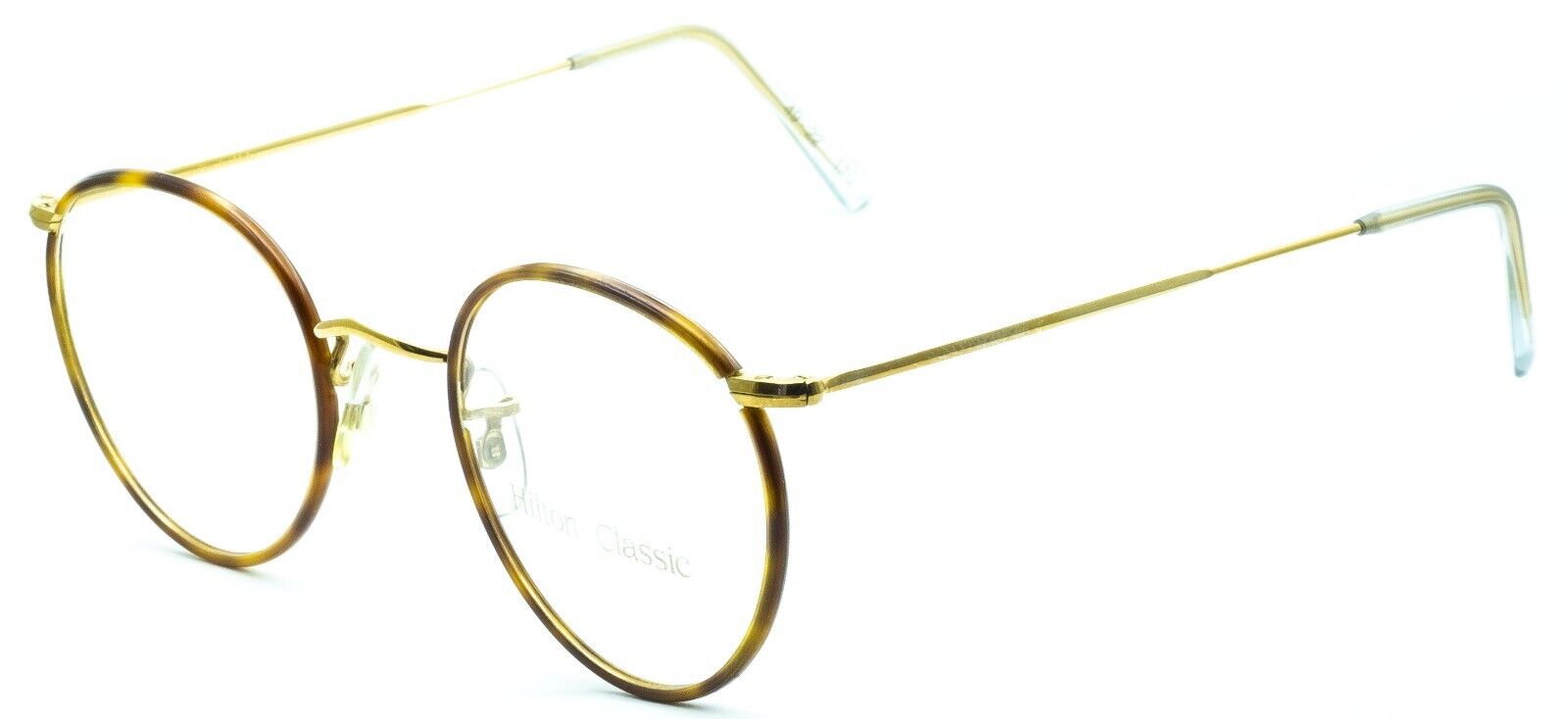 Hilton Classic 1 (SAVILE ROW) Panto Blonde 1074 49x22mm FRAMES RX Optical - NOS