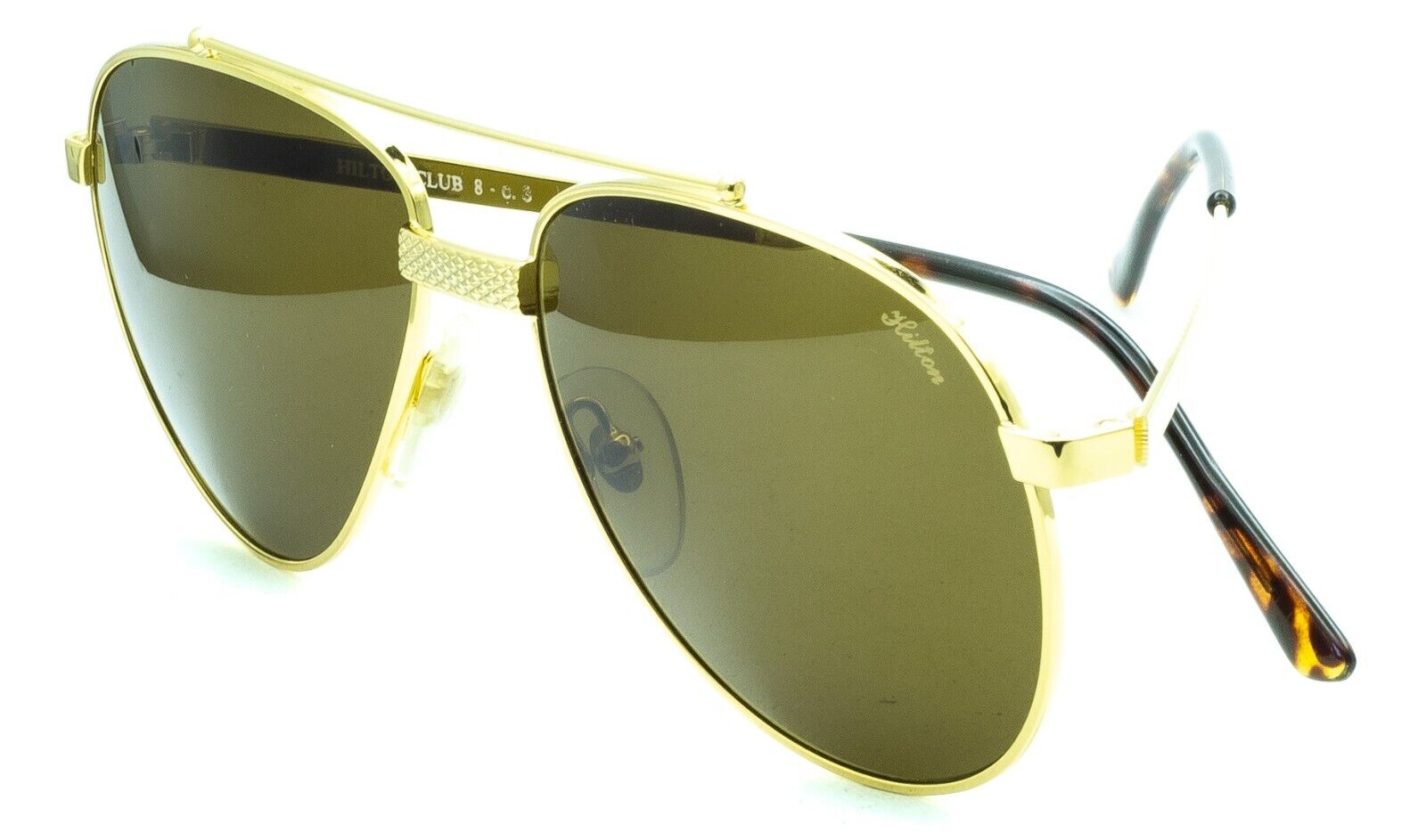 Hilton Eyewear Vintage Club 8 C.3 Sunglasses Shades 56x20mm FRAMES New NOS Italy