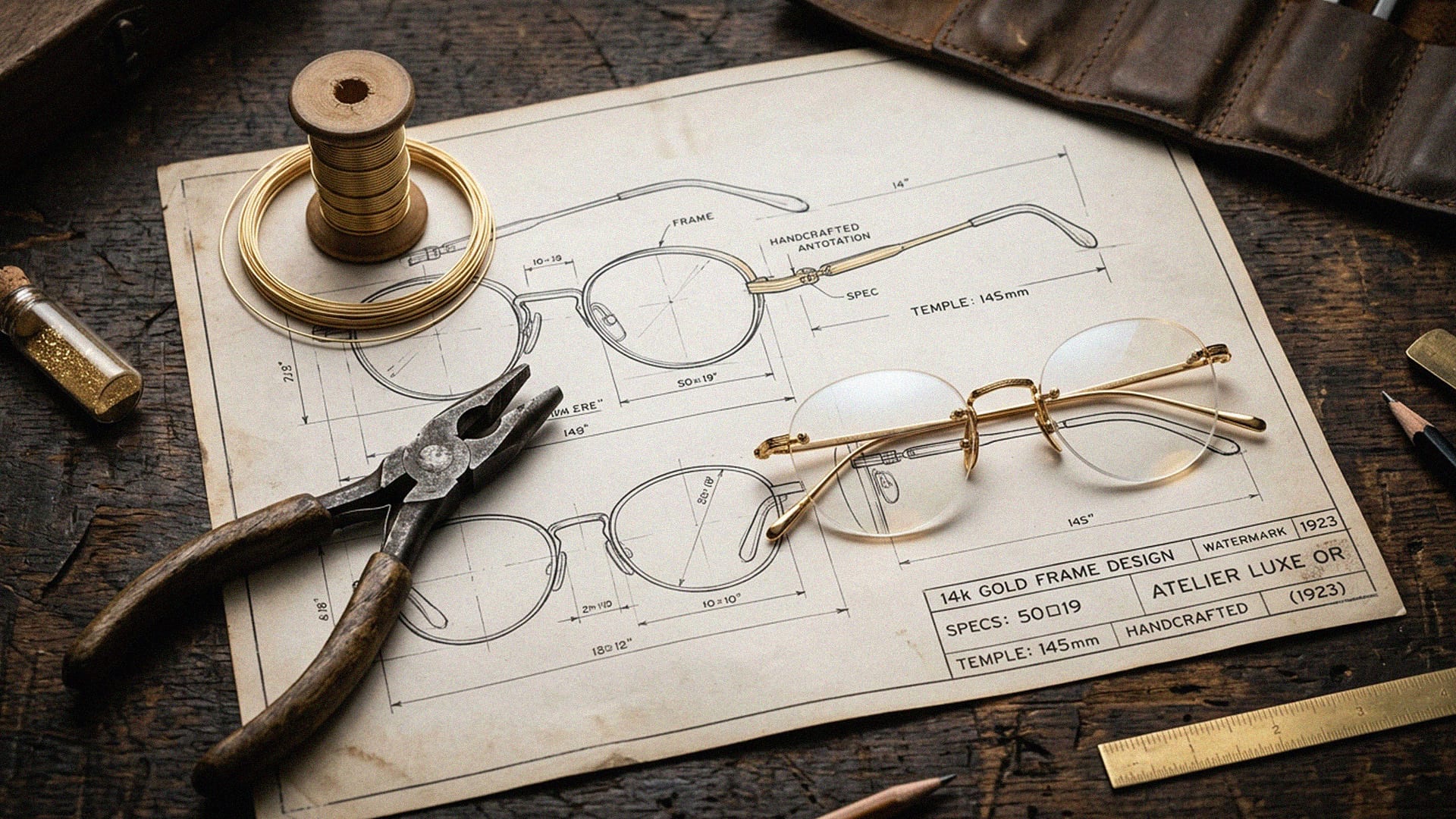 From Workshop to Wearer: The 120-Year-Old Craftsmanship Behind Bespoke Metal Frames