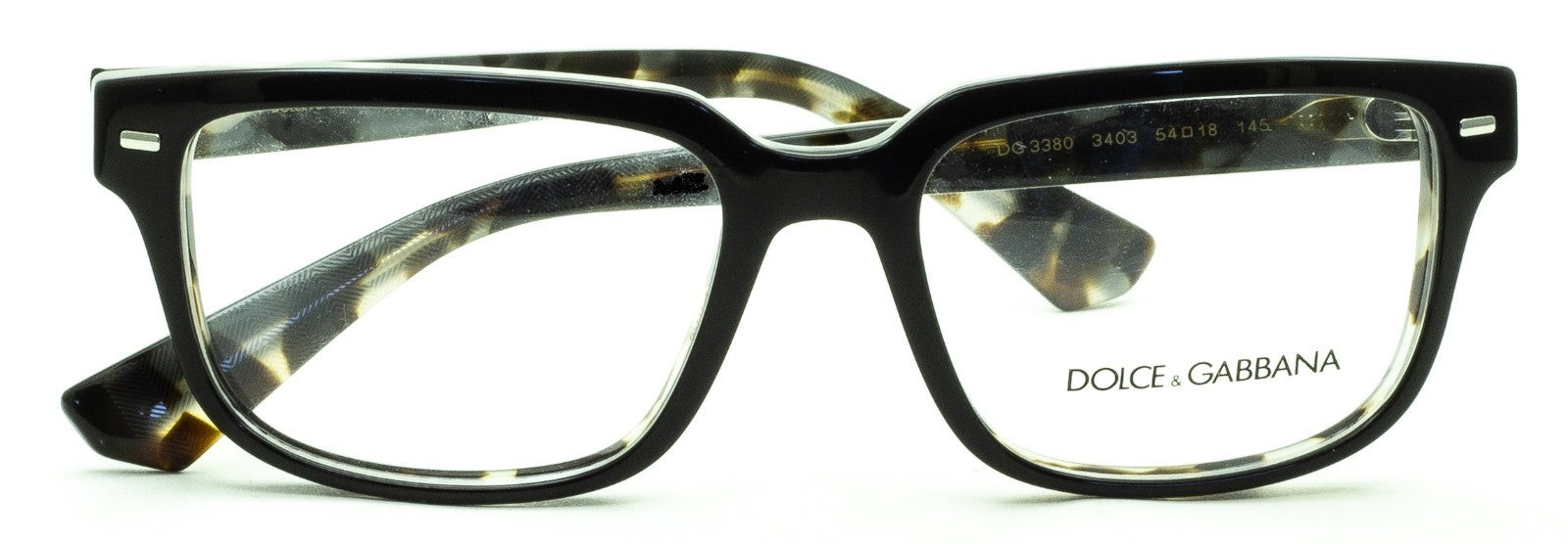 Dolce & Gabbana DG 3380 3403 54mm Eyeglasses RX Optical Glasses Frames New Italy