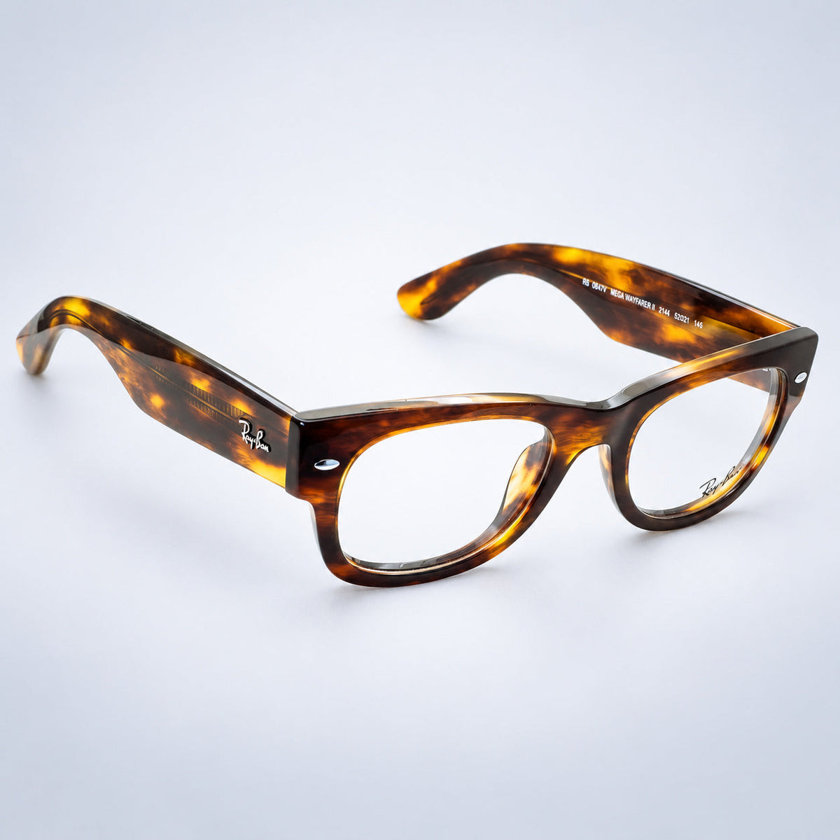 RAY BAN MEGA WAYFARER II RB 0832V 2144 52mm RX Optical FRAMES Eyewear Glasses