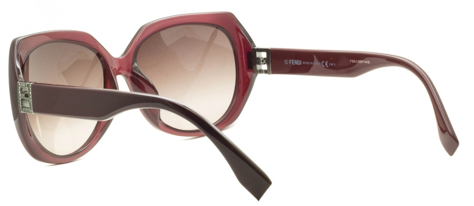 FENDI FF 0047/F/S MKGD8 Sunglasses Ladies Shades Burgundy BNIB Brand New - ITALY