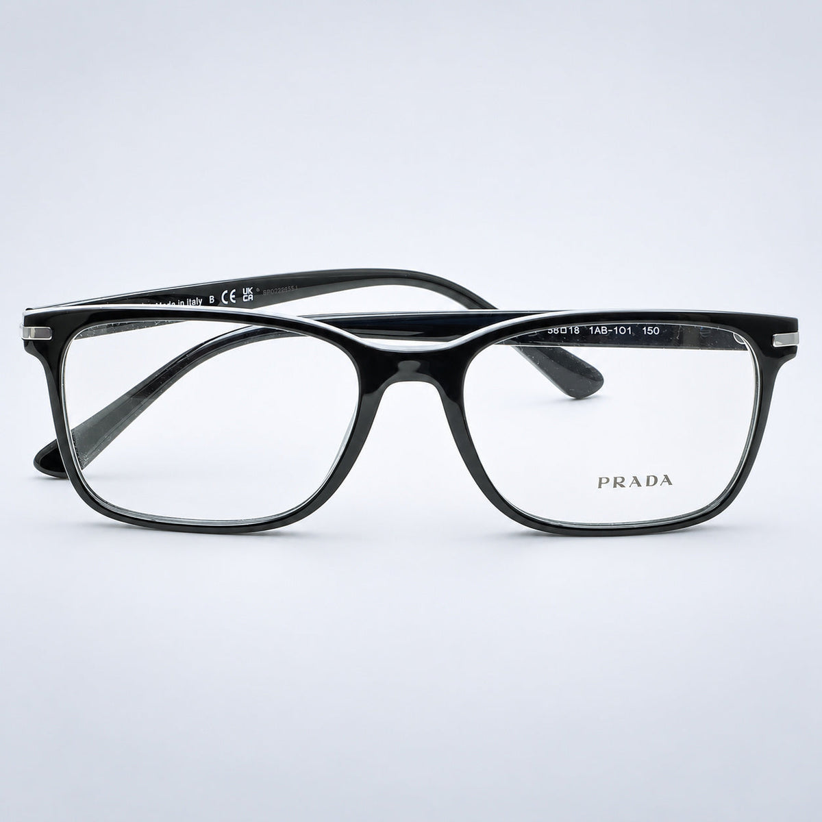 PRADA VPR 14W 1AB-1O1 56mm Eyewear FRAMES RX Optical Eyeglasses Glasses - Italy