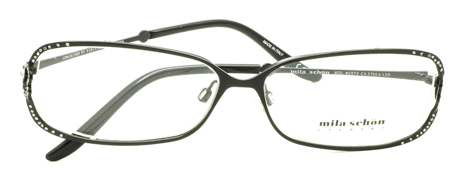 MILA SCHON MS975 C4 57mm Eyewear RX Optical FRAMES Eyeglasses Glasses -New Italy