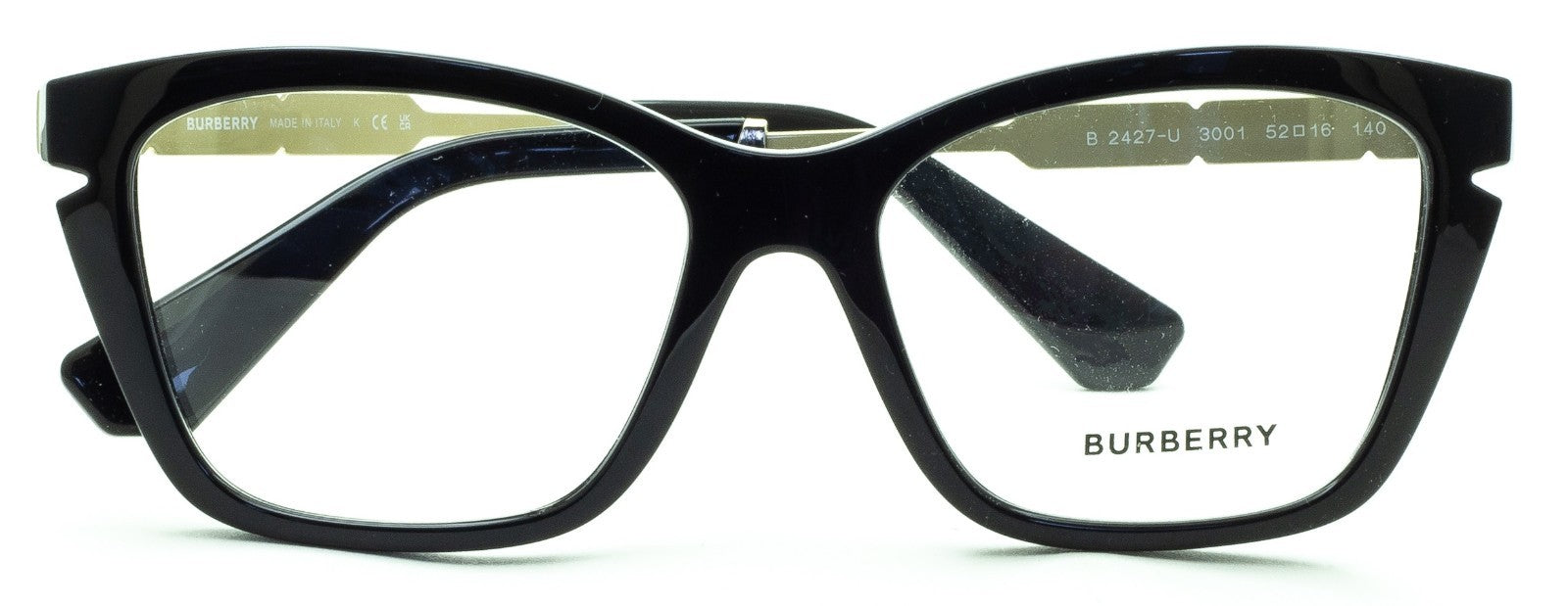 BURBERRY B 2427-U 3001 52mm Eyewear FRAMES RX Optical Glasses - New Italy