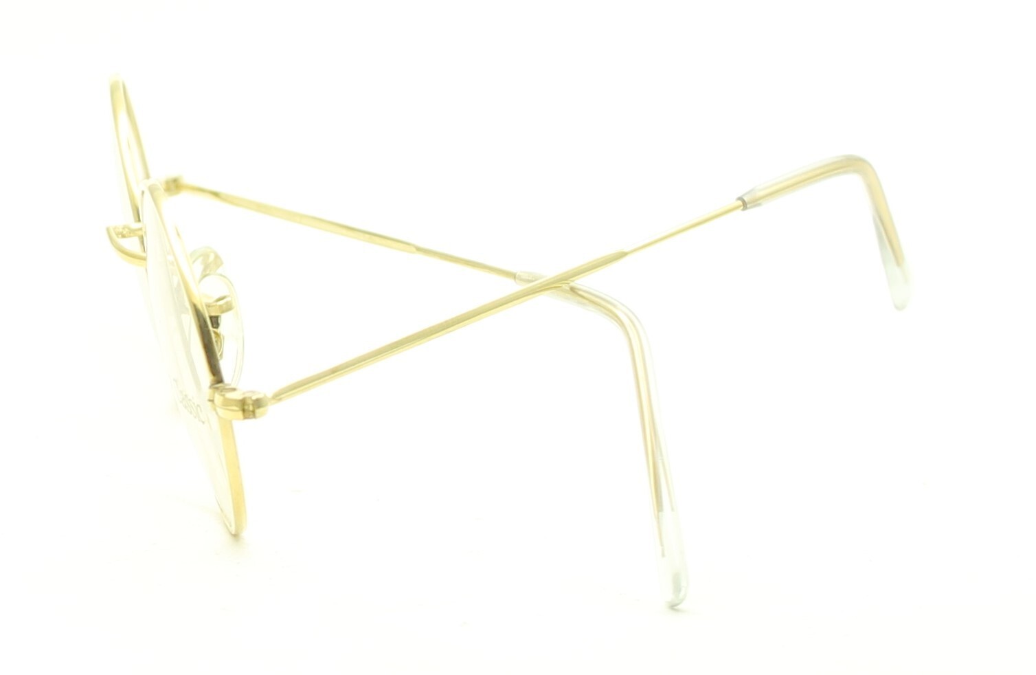 Hilton Classic 2 (SAVILE ROW) Round Gold 42x20mm FRAMES RX Optical Glasses - NOS