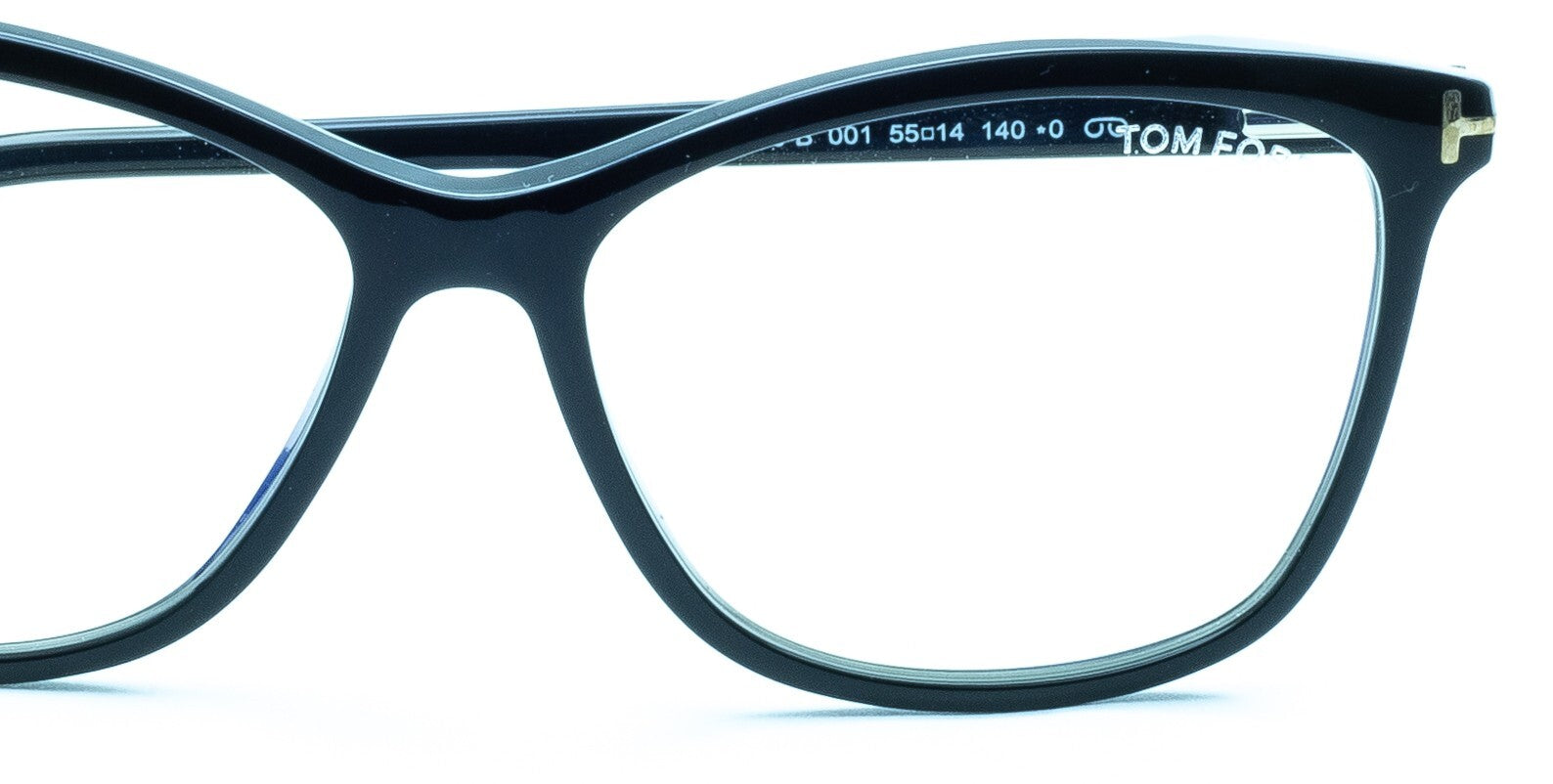 TOM FORD TF5690-B 001 55mm Blue Block Glasses Frames Eyewear RX - New BNIB Italy