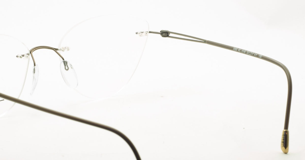 SILHOUETTE 5569 NC 6140 52mm Lite Spirit FRAMES RX Optical Glasses - New Austria