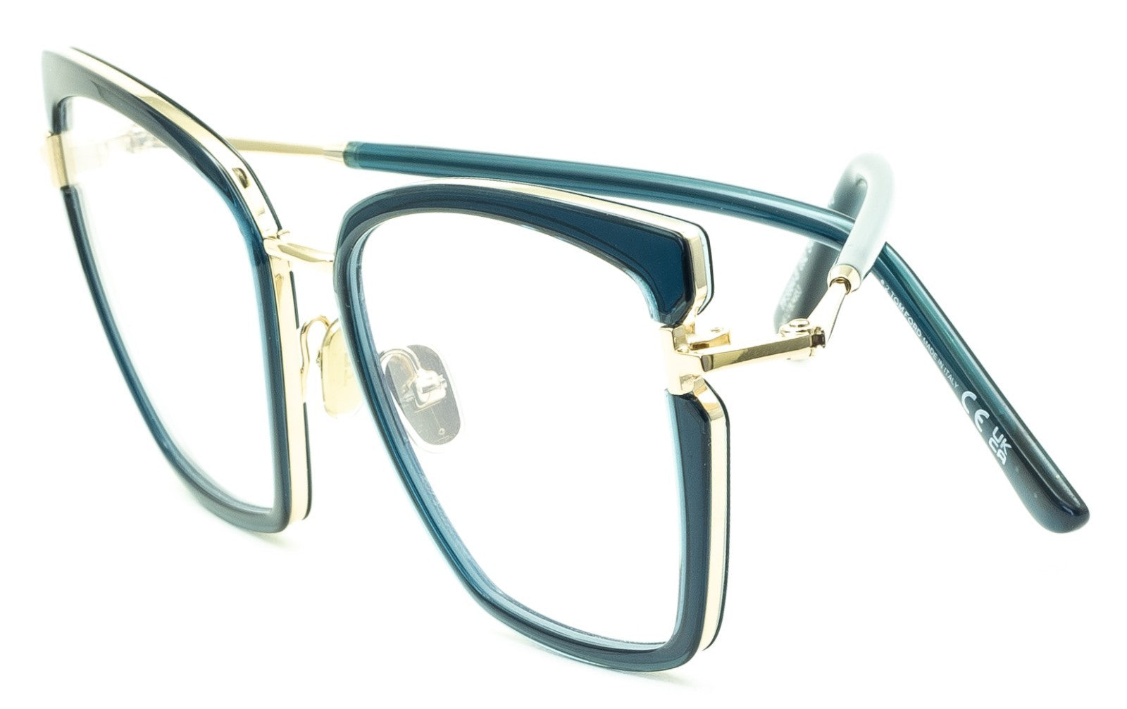 TOM FORD TF5984-B 092 54mm Blue Block Glasses Frames Eyewear RX - New BNIB Italy