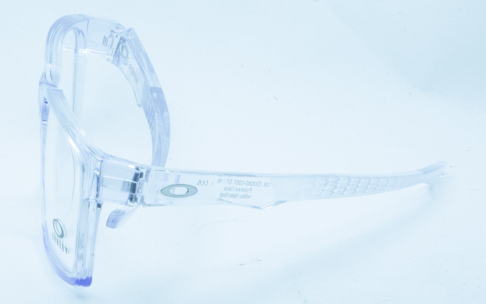 OAKLEY OVERHEAD OX8060-0357 Clear 57mm Eyewear RX Optical Glasses - New Brazil