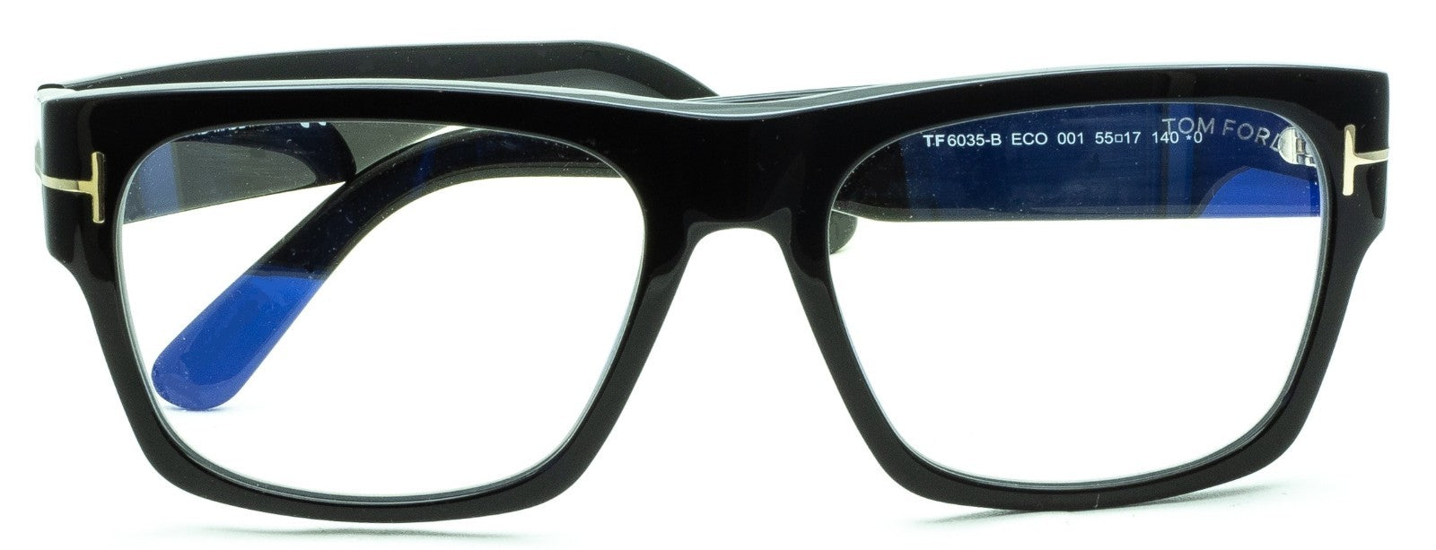 TOM FORD TF 6035-B ECO 001 55mm RX Optical Glasses Frames Eyewear BNIB - Italy