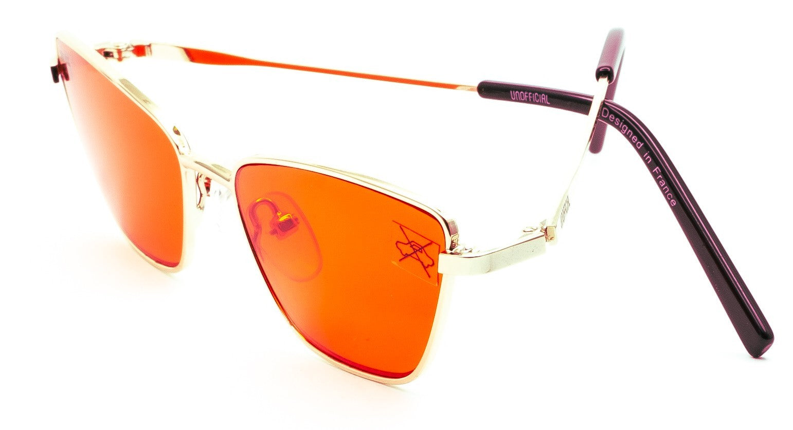 UNOFFICIAL UNSF0136 DDR0 53mm Sunglasses Shades Eyewear Frames Eyeglasses - New