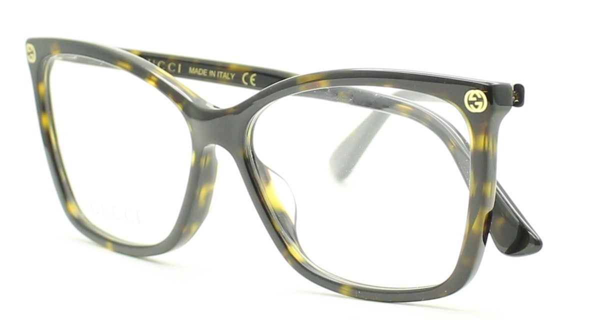 GUCCI GG 0025O 002 Eyewear FRAMES Glasses RX Optical Eyeglasses New BNIB - Italy