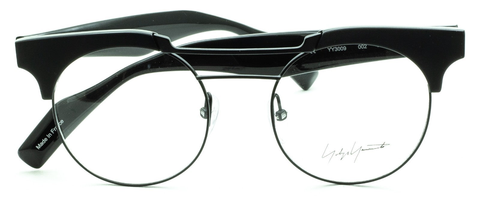 YOHJI YAMAMOTO YY3009 002 49mm Eyewear RX Optical Glasses Frames - New France