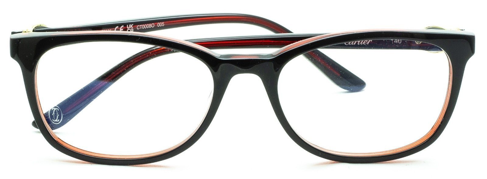 CARTIER C Decor CT0008O 005 54mm Eyewear FRAMES RX Optical Glasses - New Italy