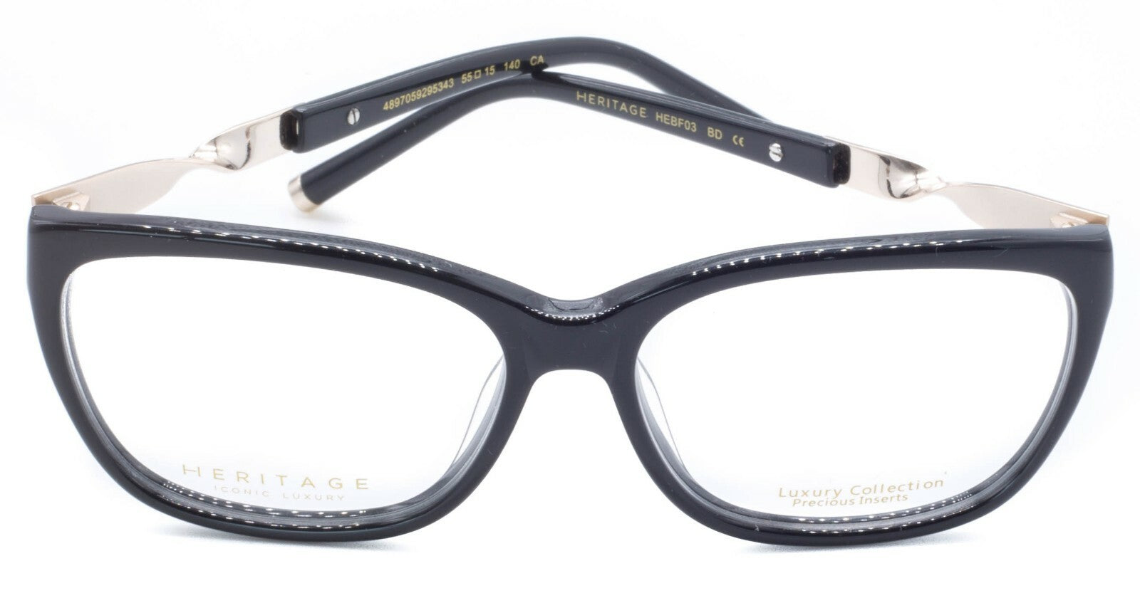 HERITAGE Iconic Luxury HEBF03 BD Eyewear FRAMES Eyeglasses RX Optical Glasses