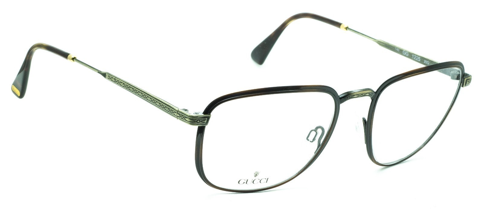 GUCCI GG 1225 20Q 54mm Vintage Eyewear FRAMES RX Optical Eyeglasses - New Italy