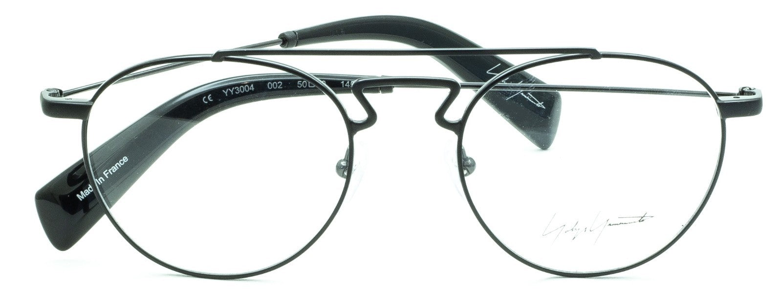 YOHJI YAMAMOTO YY3004 002 50mm Eyewear Eyeglasses Frames RX Optical - New France