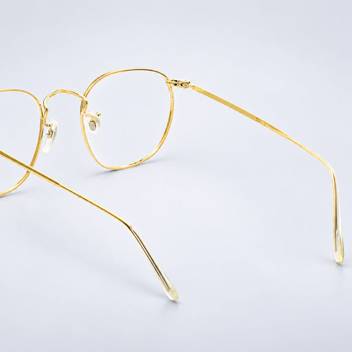 B.O.I.C. (SAVILE ROW) ENGLAND Fairway Gold 49x20mm PANTO Quadra RX Optical NOS