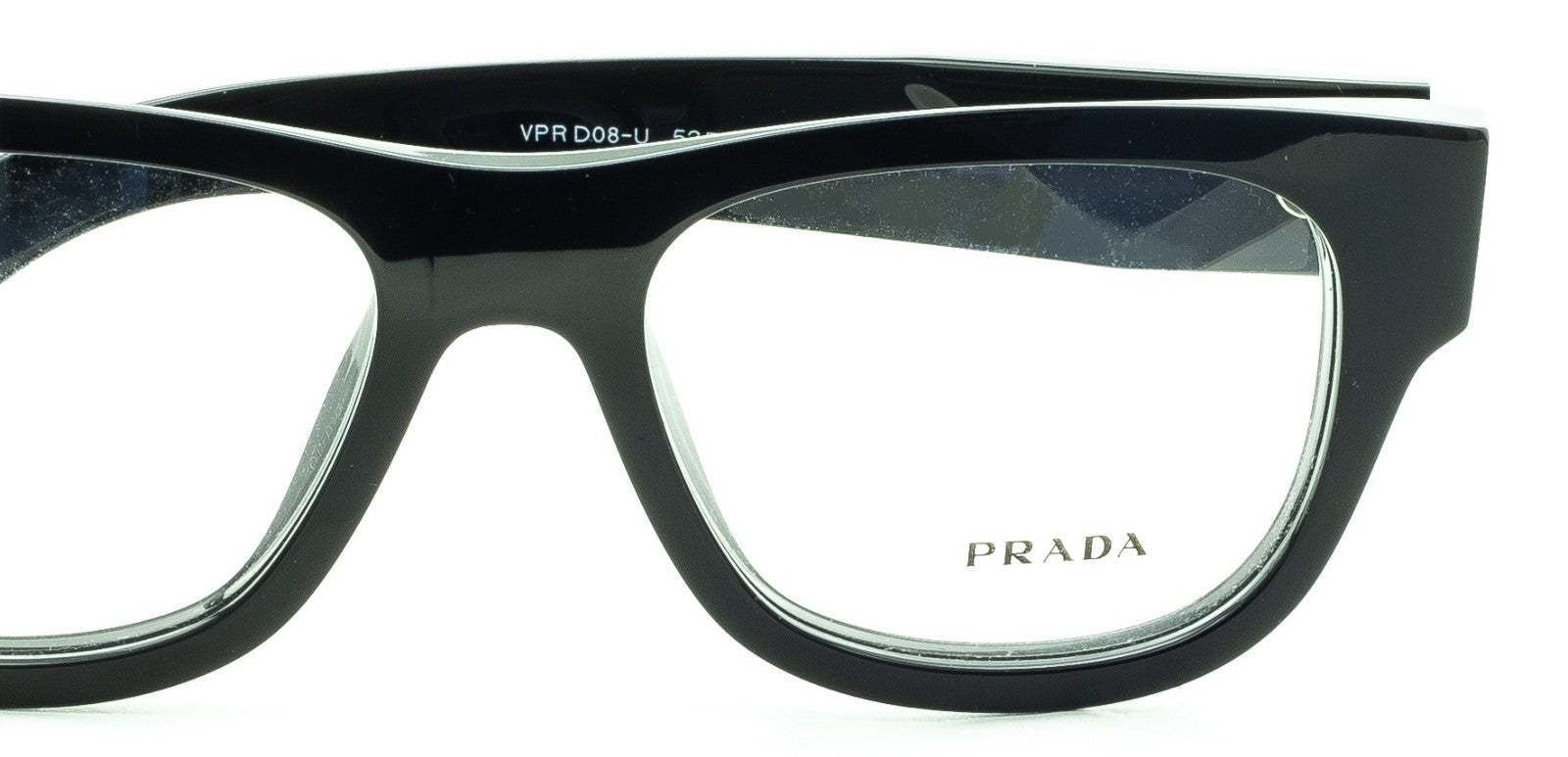PRADA VPR D08-U 16K-1O1 53mm Eyewear FRAMES RX Optical Eyeglasses Glasses -Italy