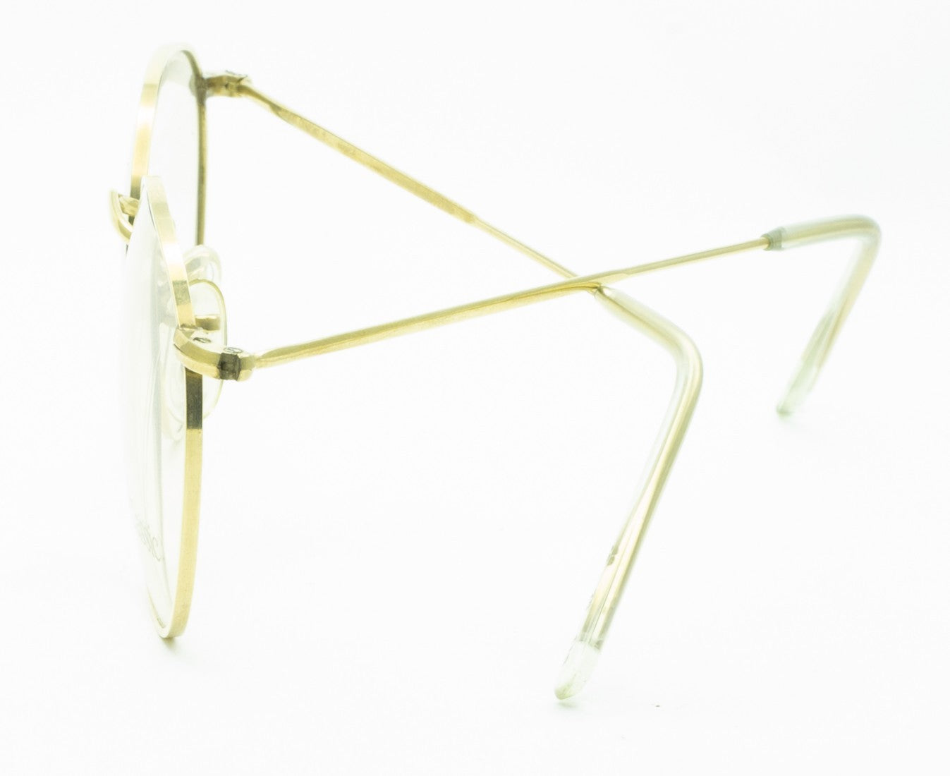 Hilton Classic 3 (SAVILE ROW) Quadra Gold 48x20mm FRAMES RX Optical - New NOS