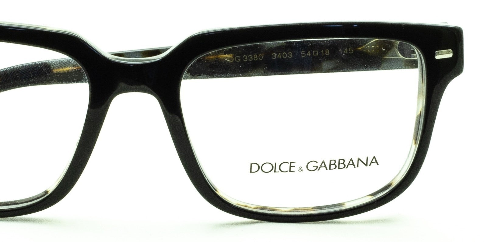 Dolce & Gabbana DG 3380 3403 54mm Eyeglasses RX Optical Glasses Frames New Italy