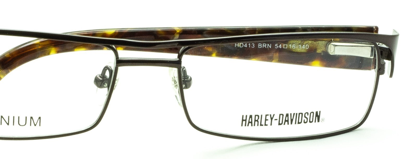 HARLEY-DAVIDSON HD413 BRN 54mm Eyewear FRAMES RX Optical Eyeglasses Glasses -New