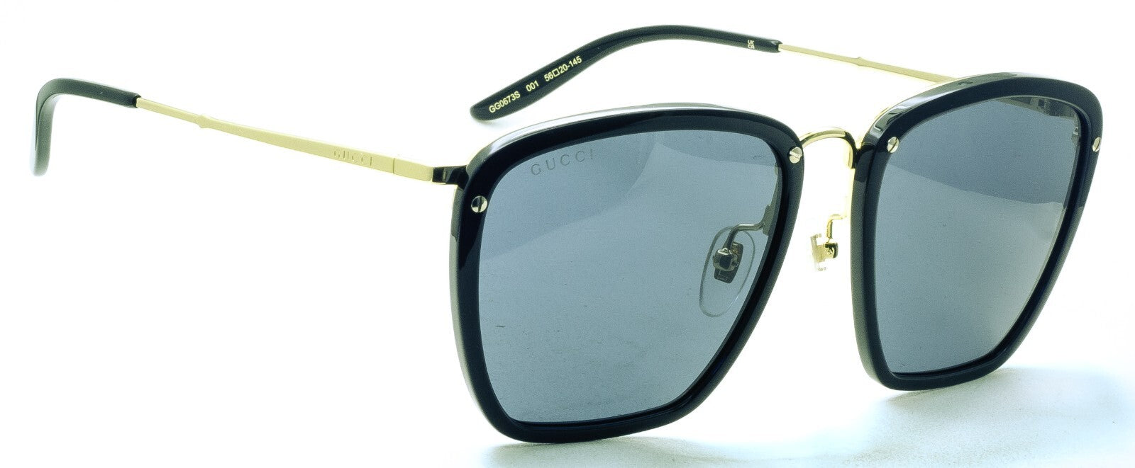 GUCCI GG0673S 001 56mm Sunglasses Designer Shades Eyewear Frames New BNIB -Japan