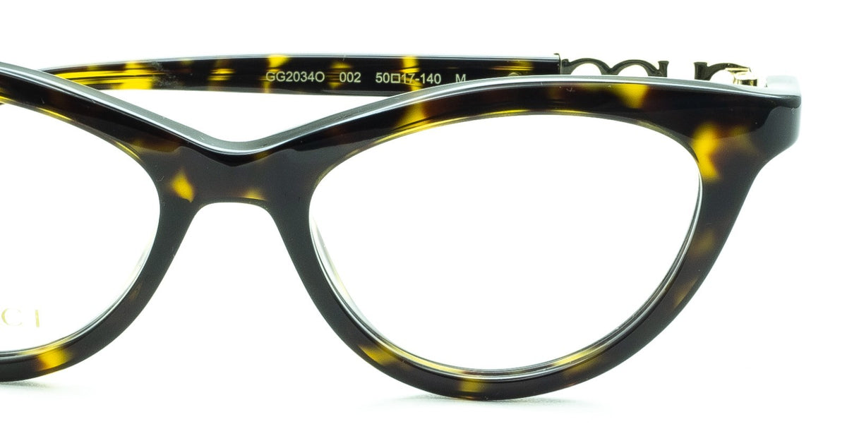 GUCCI GG 2034O 002 50mm Eyewear FRAMES Glasses RX Optical Eyeglasses - New Japan