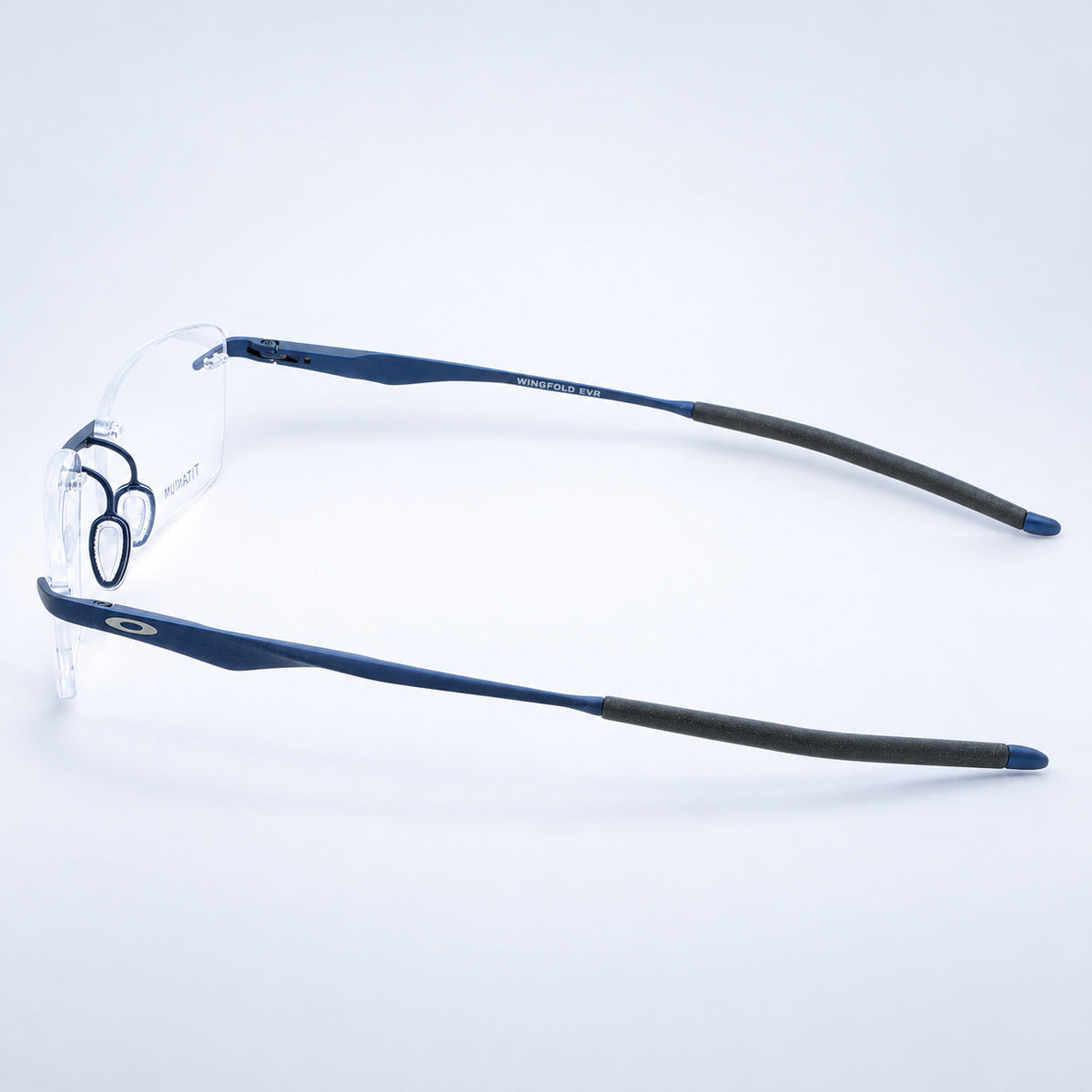 OAKLEY WINGFOLD EVR OX5118-0453 53mm Blue Eyewear FRAMES RX Optical Glasses New