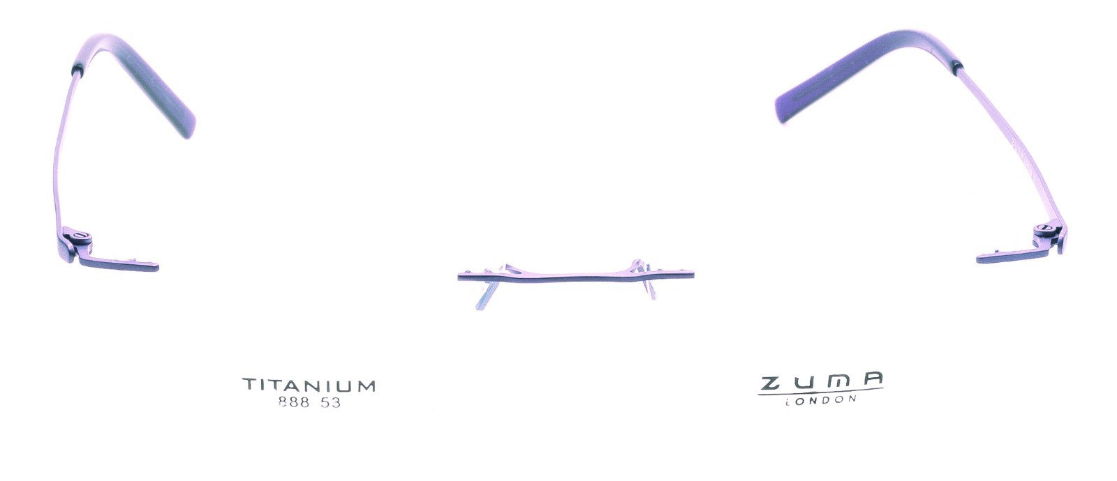 ZUMA LONDON TJ888 53mm Titanium Eyewear FRAMES RX Optical Eyeglasses - New UK
