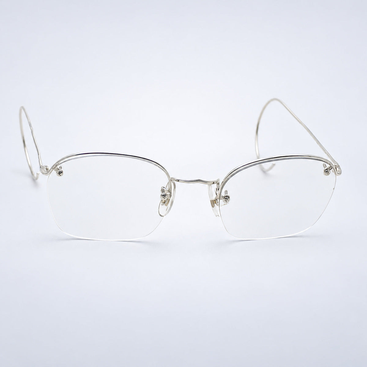 SAVILE ROW ENGLAND Rimway Rhodium 52x20mm Eyewear FRAMES RX Optical Eyeglasses