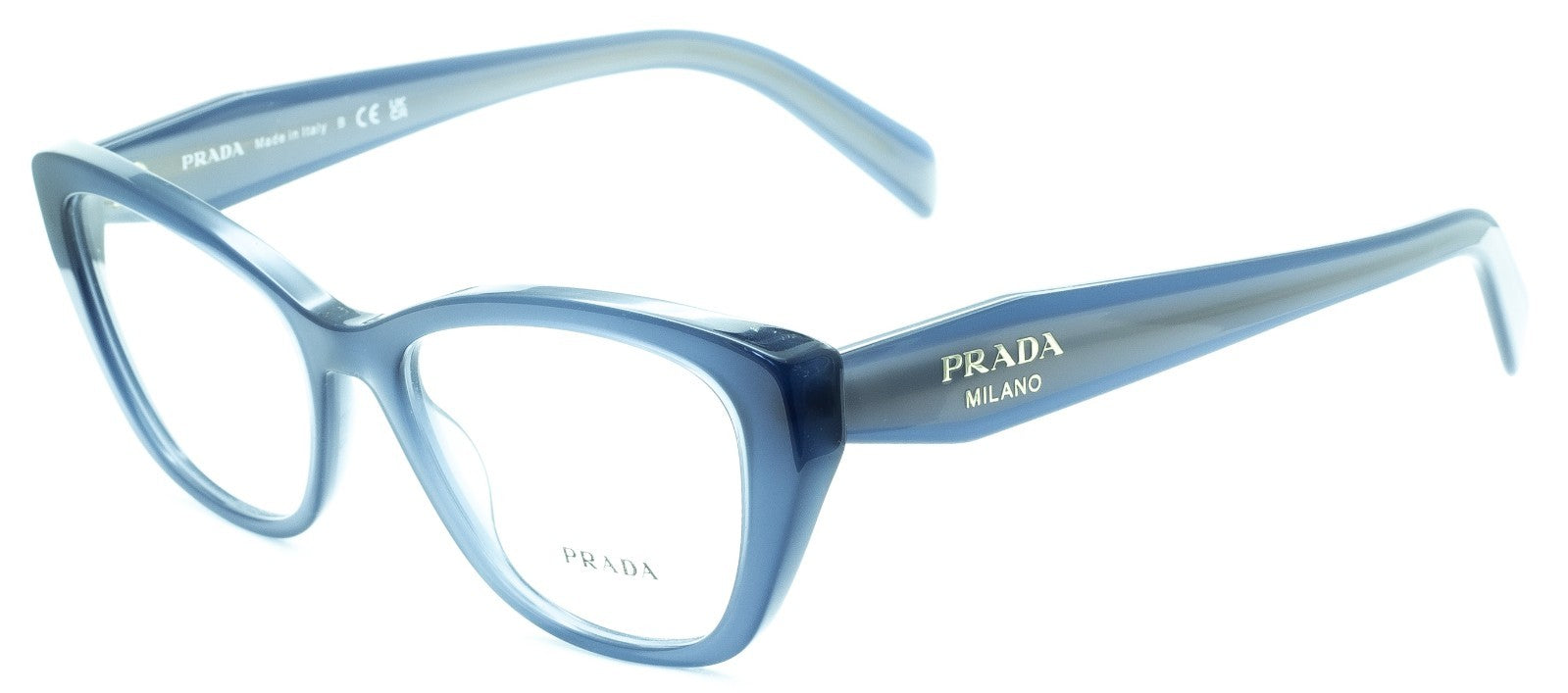 PRADA VPR 19W 07Q-1O1 53mm Eyewear FRAMES RX Optical Eyeglasses Glasses - Italy