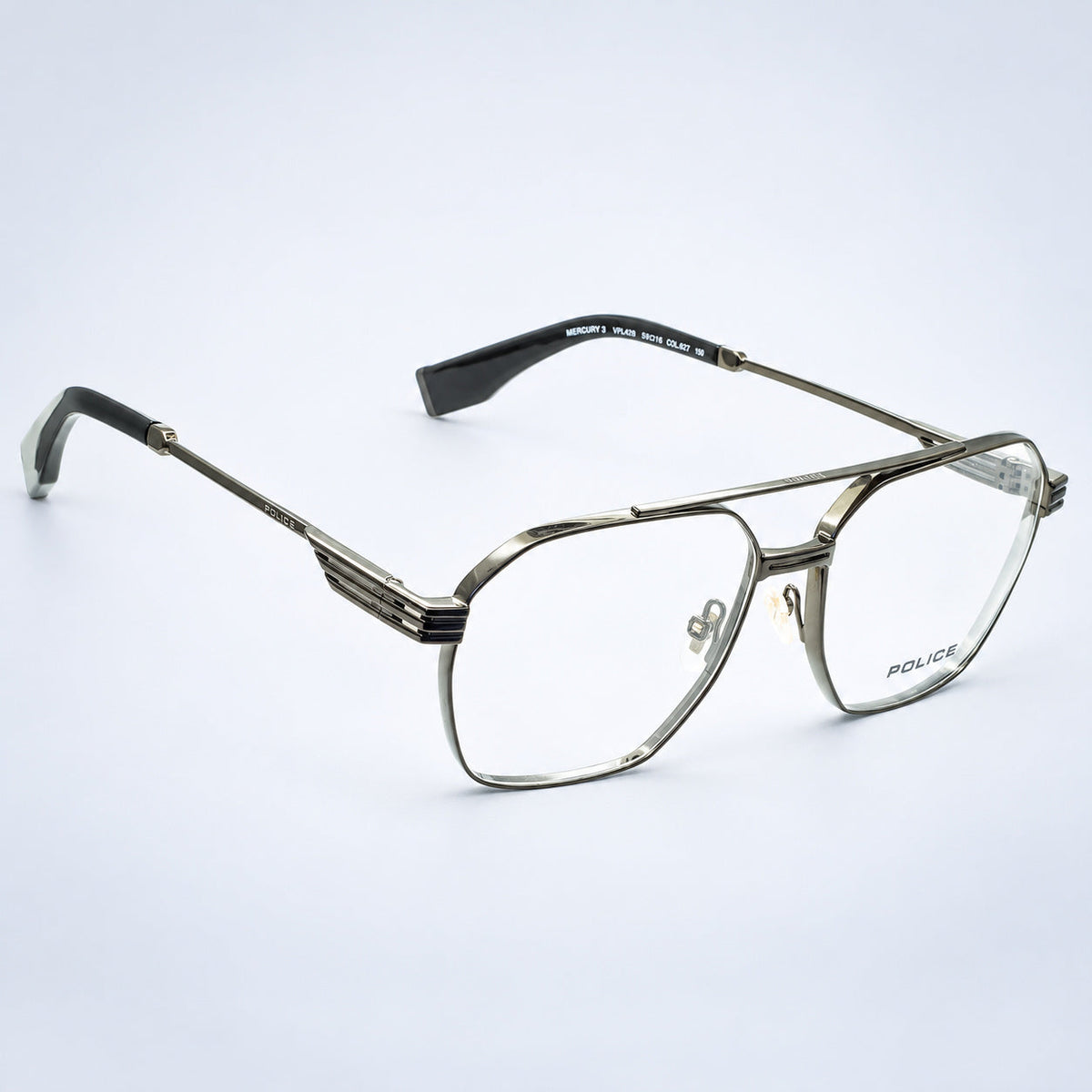 POLICE MERCURY 3 VPL Q76 COL. 0672 58mm Eyewear FRAMES Glasses RX Optical - New