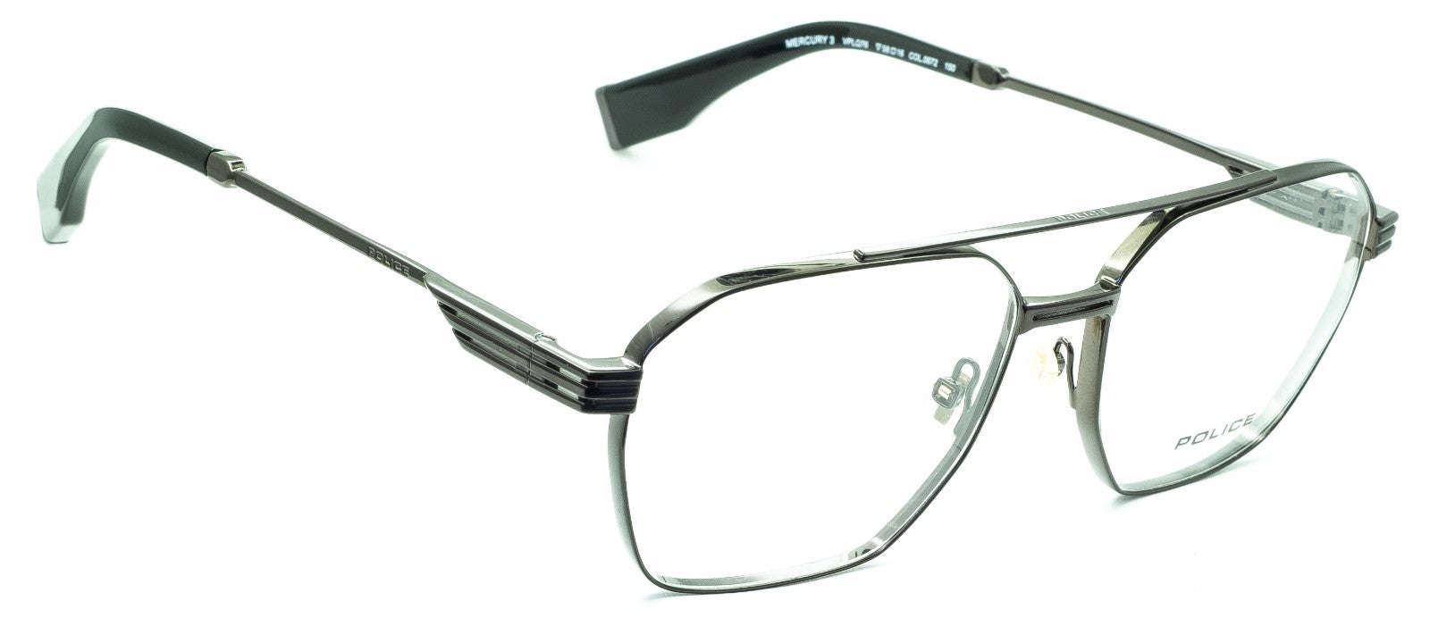 POLICE MERCURY 3 VPL Q76 COL. 0672 58mm Eyewear FRAMES Glasses RX Optical - New