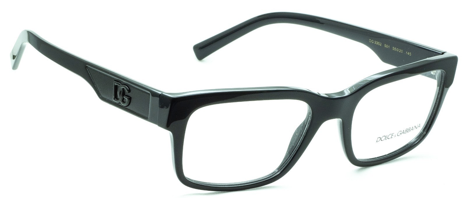 Dolce & Gabbana DG 3352 501 55mm Eyeglasses RX Optical Glasses Frames New Italy