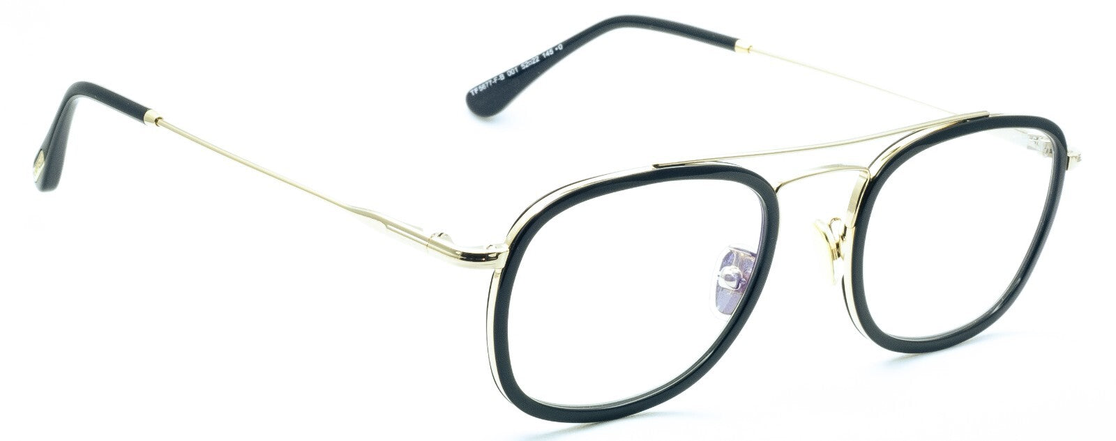 TOM FORD TF5677-F-B 001 52mm Blue Block Glasses Frames Eyewear RX - New Italy