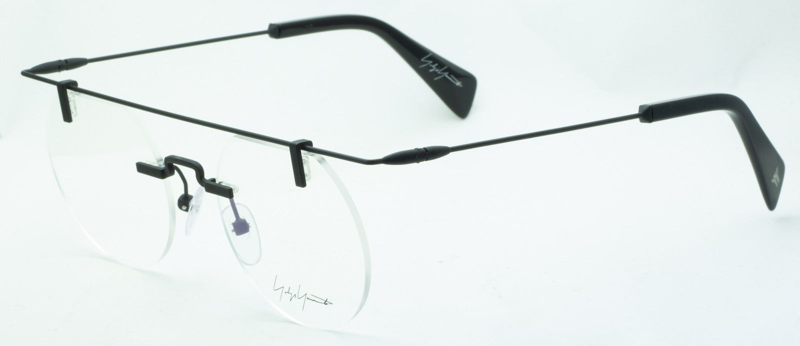 YOHJI YAMAMOTO YY3015 002 49mm Eyewear Eyeglasses Frames RX Optical - New France