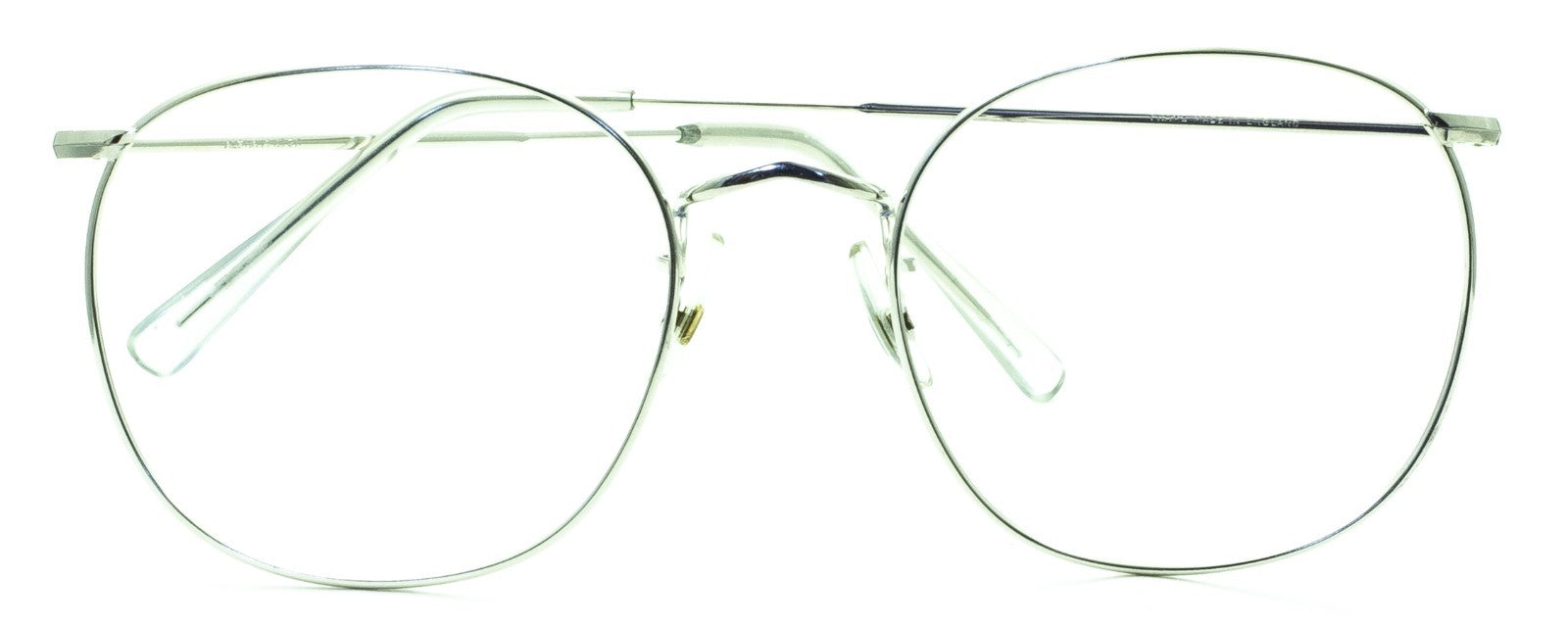 ALGHA (SAVILE ROW) 14KT GF Rhodium Quadra 53x20mm FRAMES RX Optical Glasses New