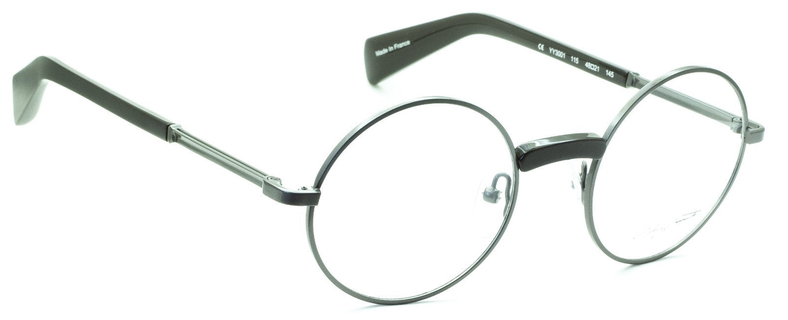 YOHJI YAMAMOTO YY3001 115 48mm Eyewear Eyeglasses Frames RX Optical - New France