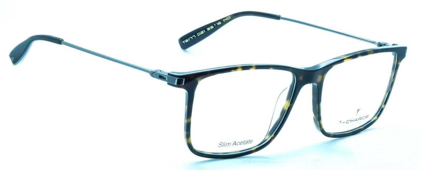 T-CHARGE T6177 G21 55mm Slim Glasses Frames RX Optical Eyeglasses Eyewear - New