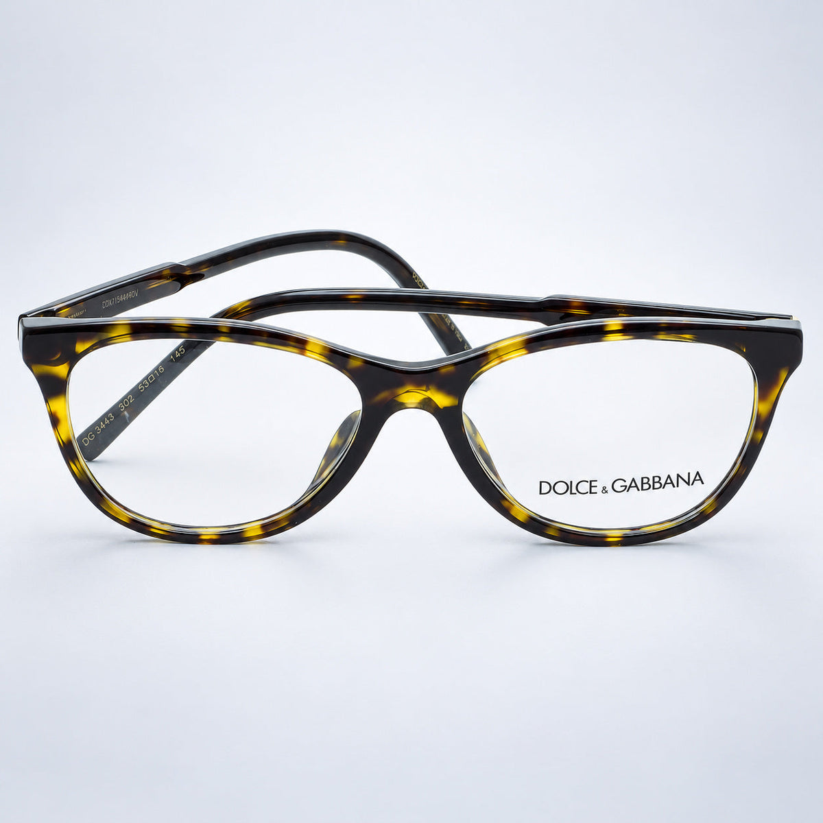 Dolce & Gabbana DG 3443 502 53mm Eyeglasses RX Optical Glasses Frames New -Italy